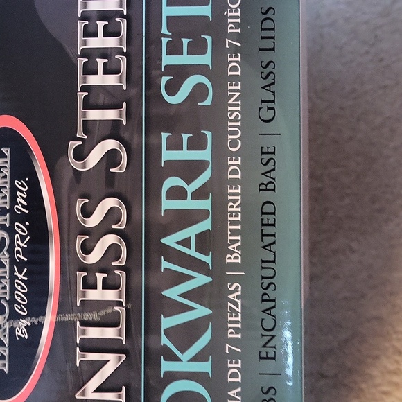 Stainless Steel Cookware Set - 7 Piece - Picture 7 of 9